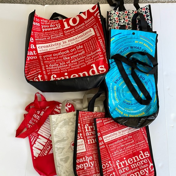 lululemon athletica Handbags - Lululemon reusable bags bundle of 7